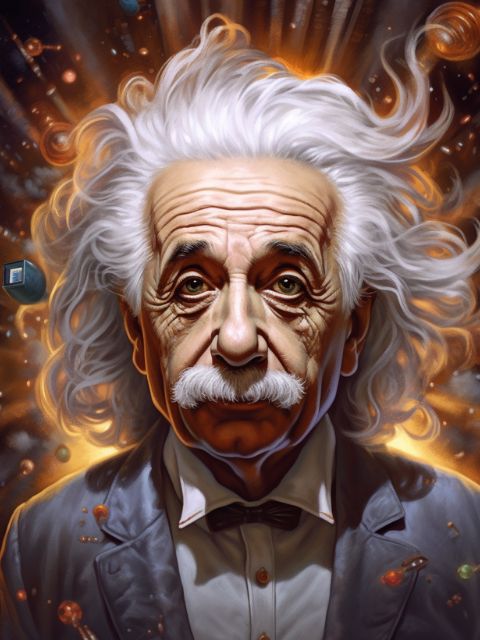 Albert Einstein - Diamond Painting