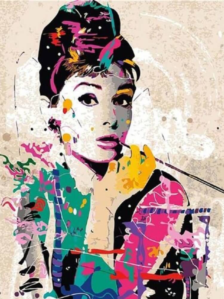 Audrey Hepburn - Diamond Painting