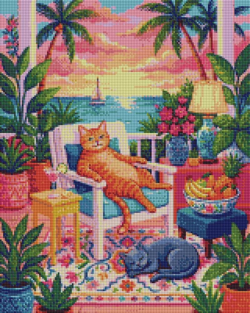 Cats Leisure Time - Diamond Art