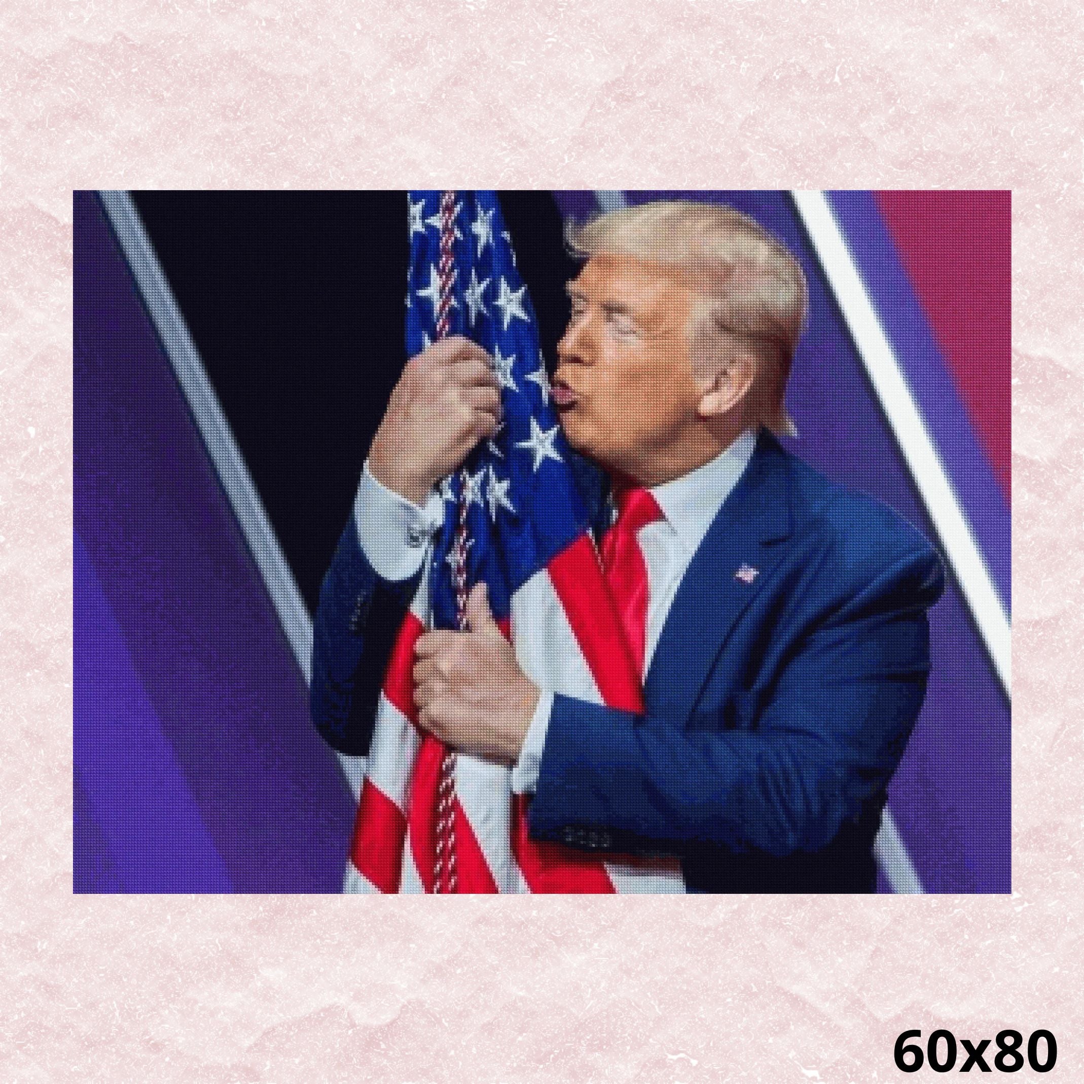 Donald Trump 60x80 - Diamond Painting