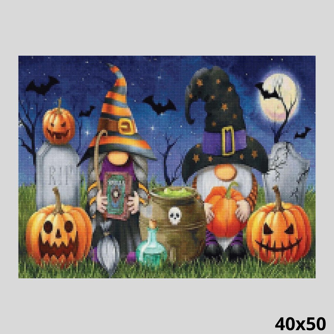 Halloween Gnomes 40x50 - Diamond Art World