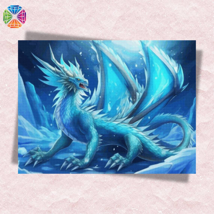 Ice Crystal Dragon – Diamond Painting
