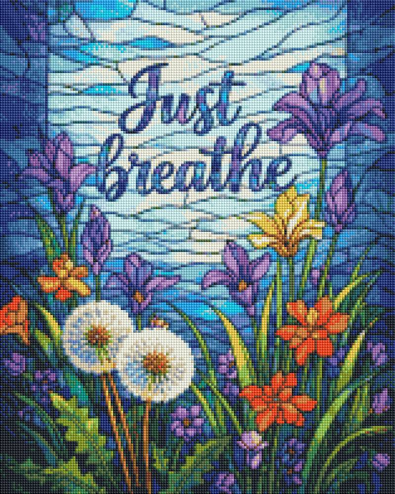 Just Breathe - Diamond art