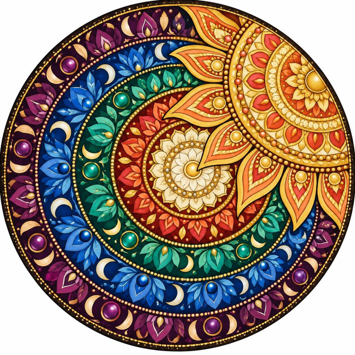 Mandala of Happiness - Diamond Painting