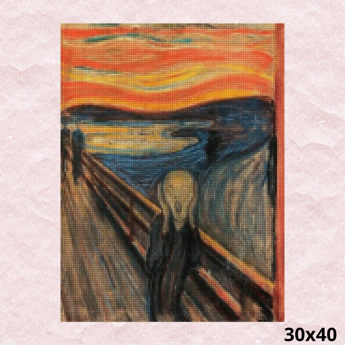 Munch The Scream 30x40 - Diamond Painting