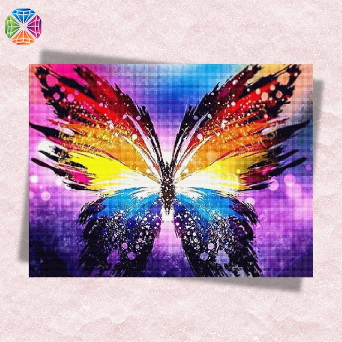 Rainbow Butterfly - Diamond Painting