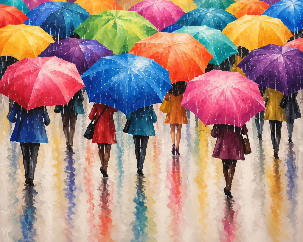 Raining Day - Diamond Painting