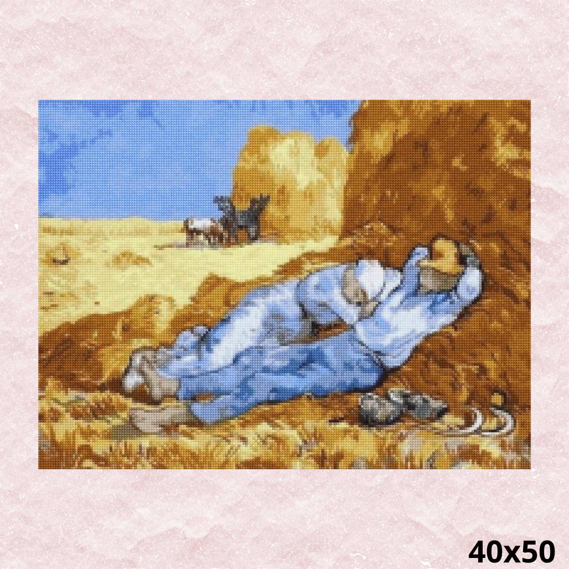 Van Gogh Rest from Work 40x50 - Diamond Painting