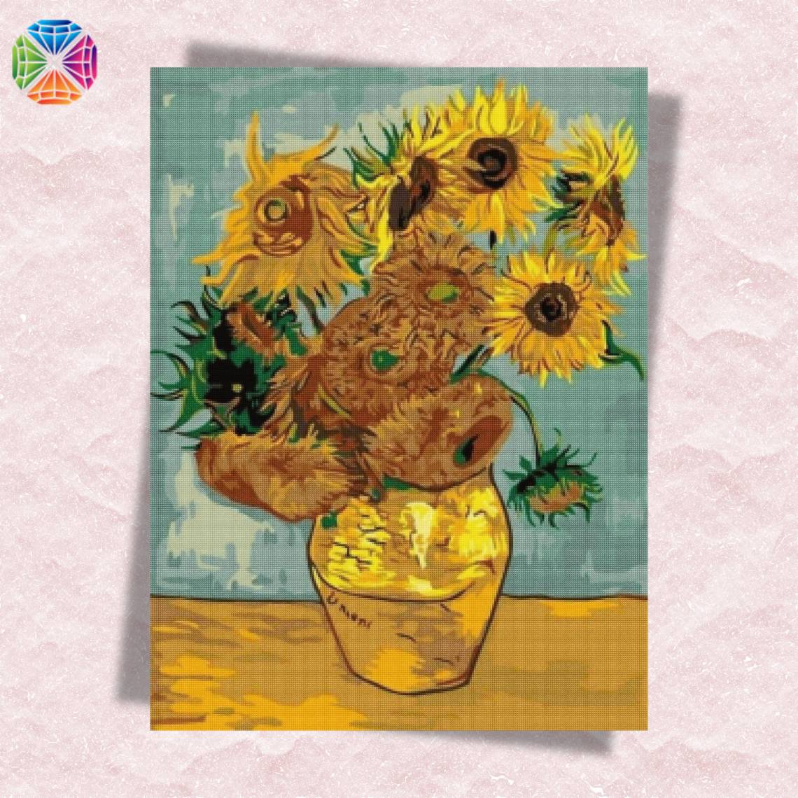 Van Gogh Sunflowers - Diamond Art World – Diamond Art World Kits