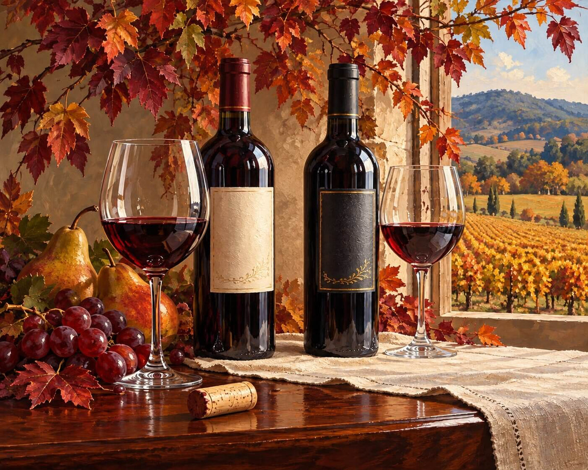 Wine Bottle - Diamond Painting