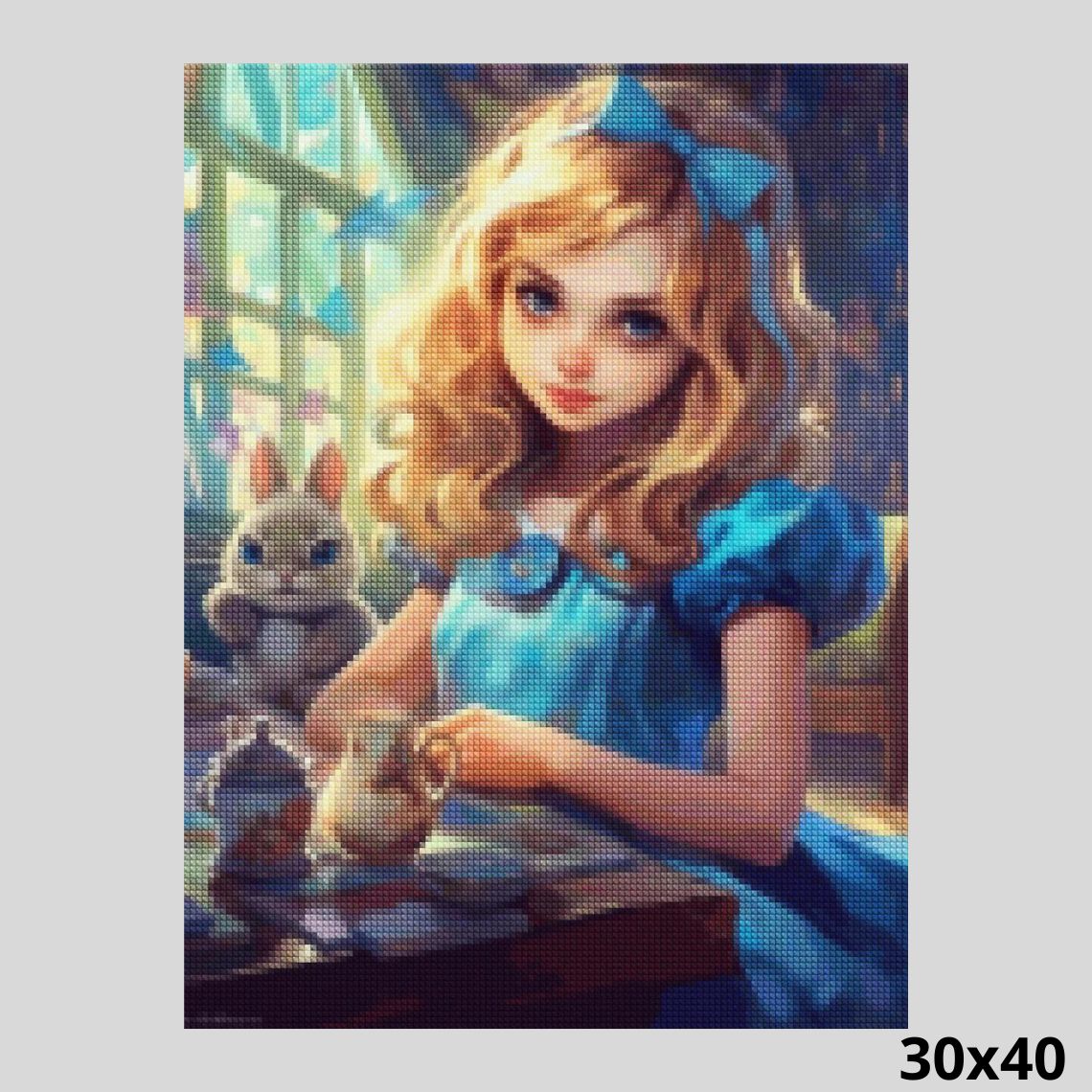 Alice in Wonderland - 30x40cm (12x16in) / Square