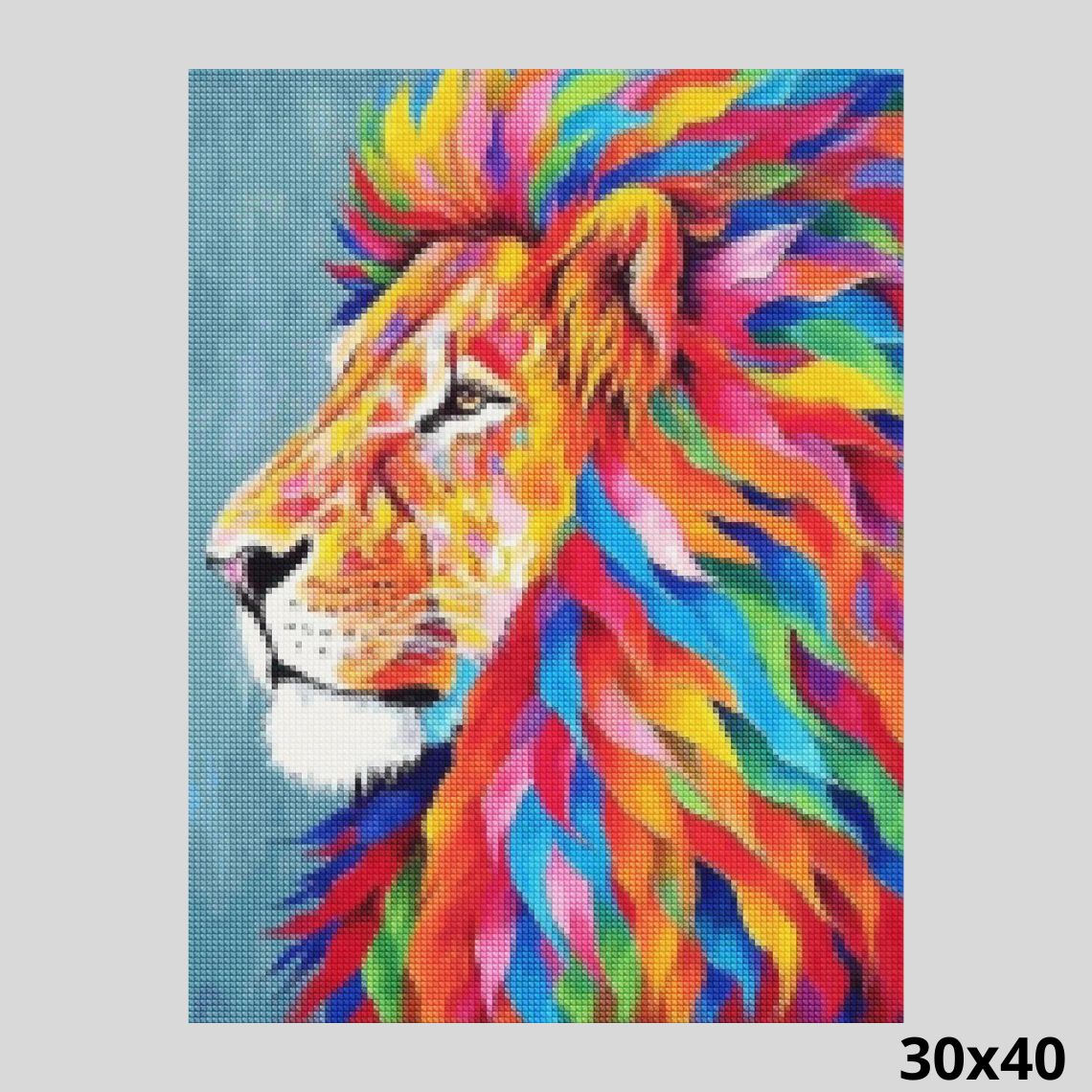 Puzzle Diamond Painting: Lion, 1 - 39 pieces