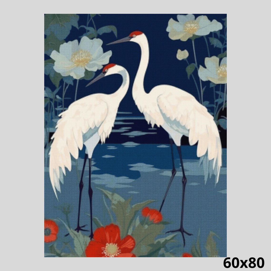 Cranes 60x80 Paint with Diamonds