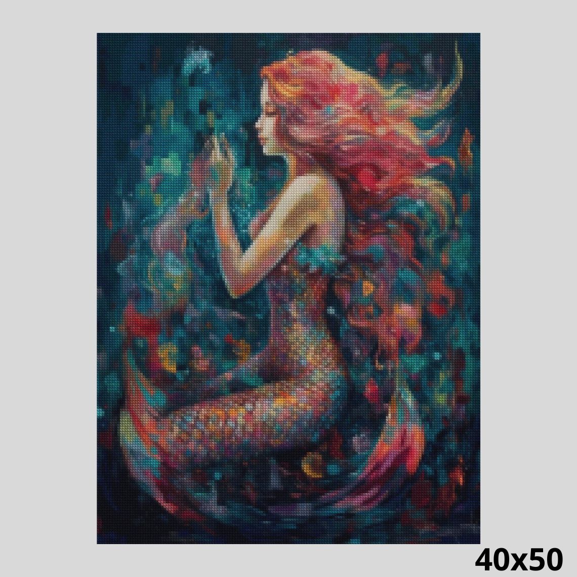 Dreaming Mermaid 40x50 Diamond Art World