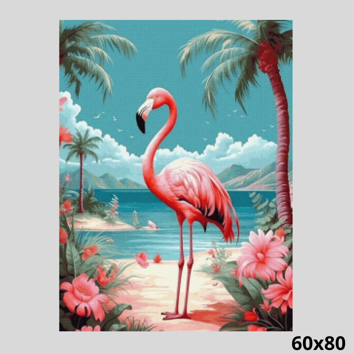 DIAMOND ART CLUB Flamingo Diamond Painting Kit 