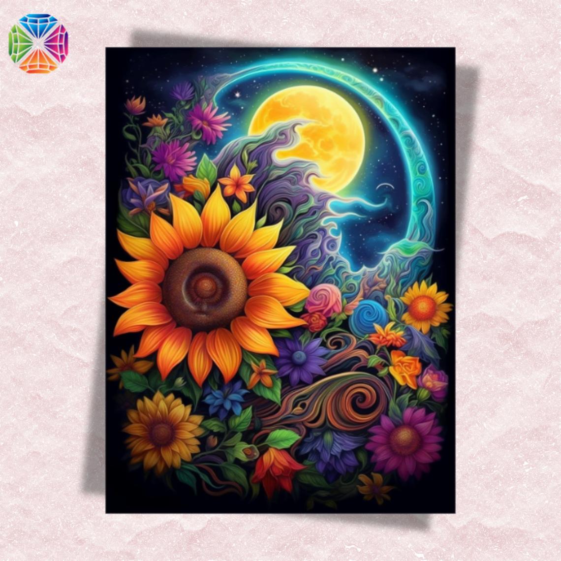 Galaxy Flowers - AB Diamond Painting – Diamond Art World Kits