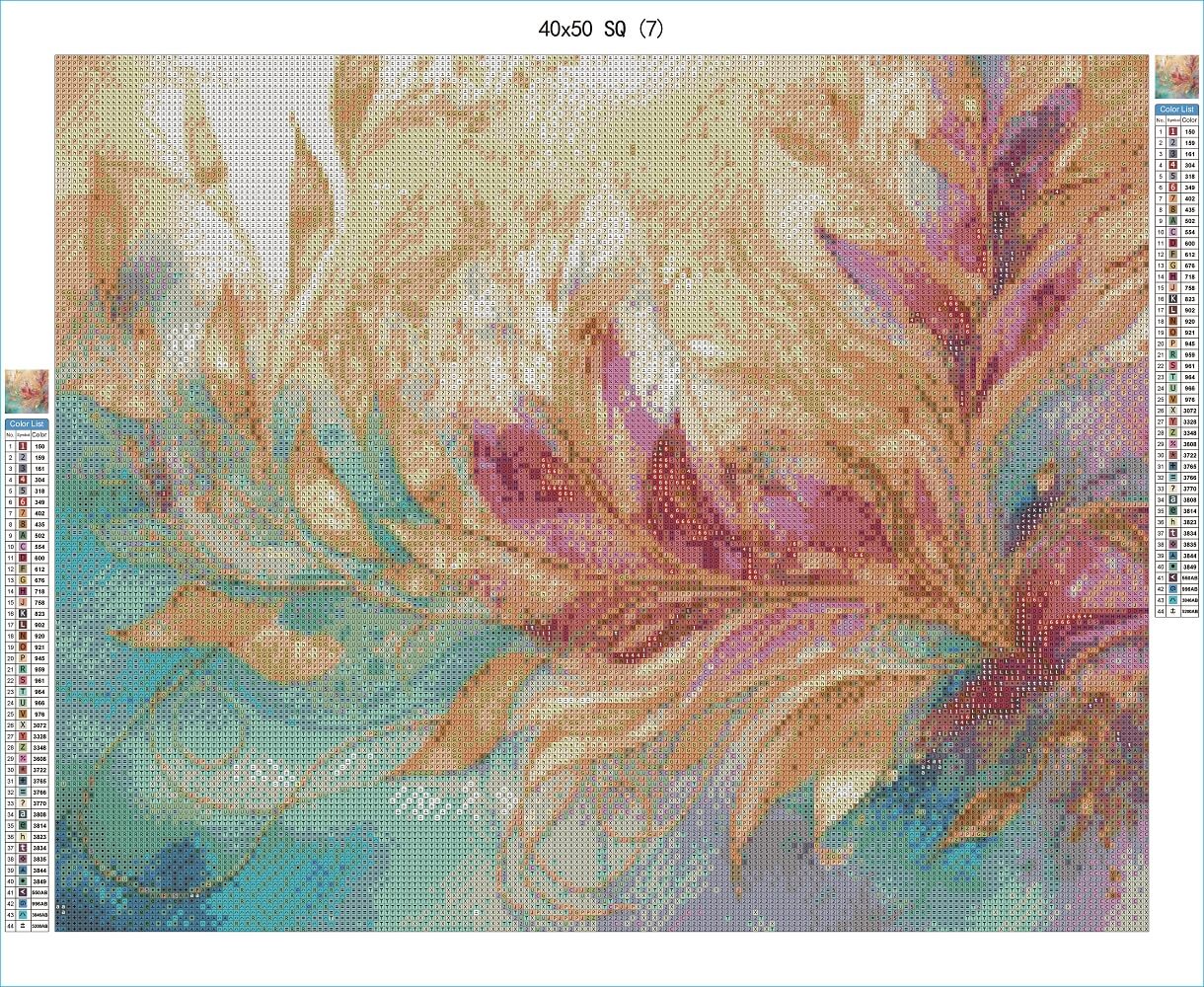 Gold Kissed Marble 40x50 SQ - AB Diamond Painting