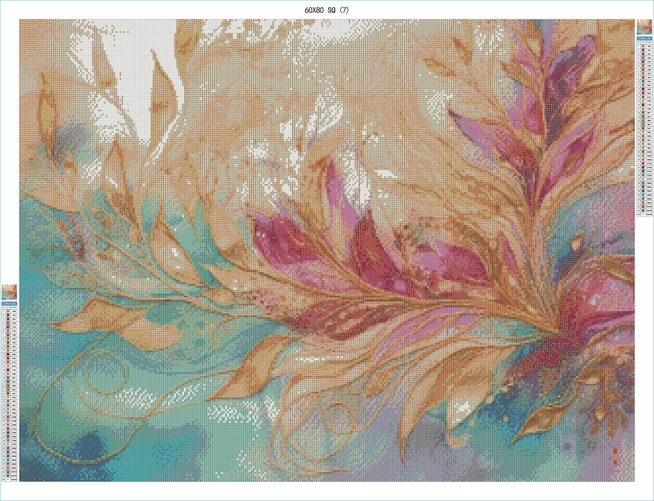 Gold Kissed Marble 60x80 SQ - AB Diamond Painting