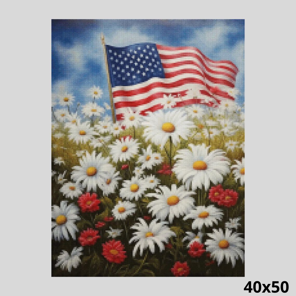 Patriotic Countryside 40x50 - Diamond Painting