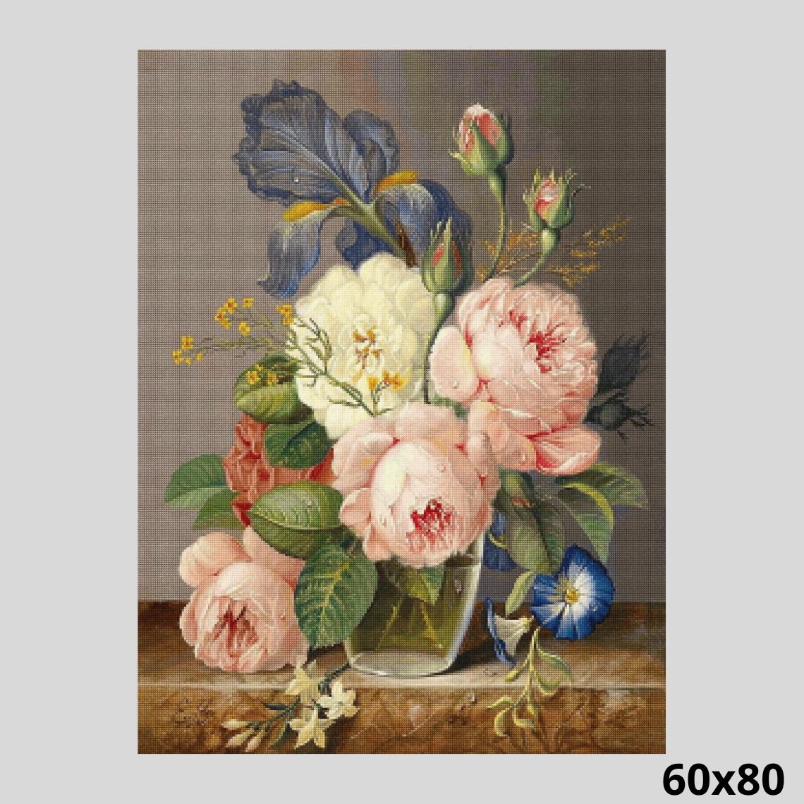 Peony Still Life 60x80 - Diamond Painting