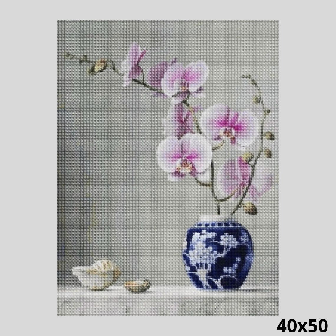 Pink Orchid 40x50 - Diamond Painting