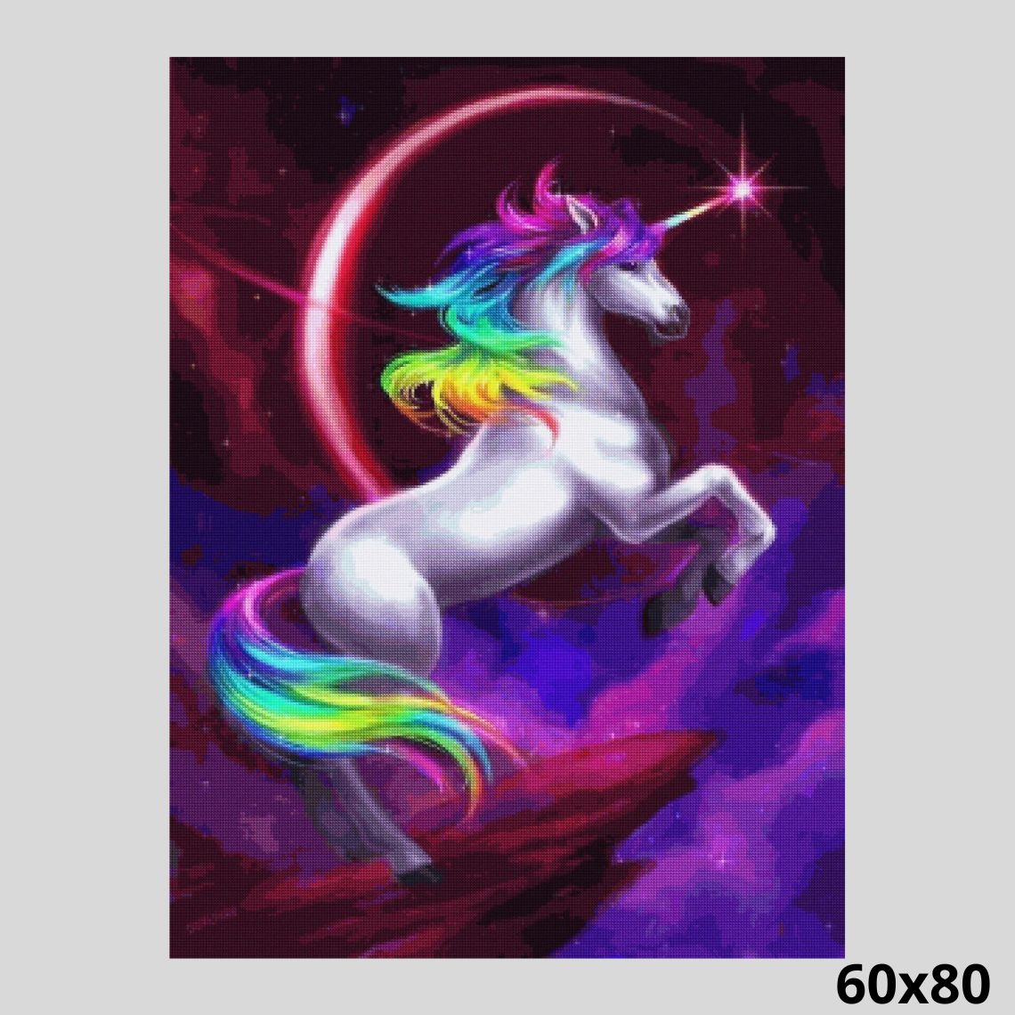Rainbow Unicorn 60x80 - Diamond Painting