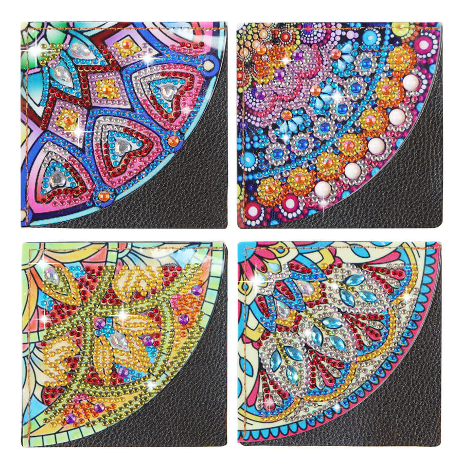 Royal Gems - Set of 4 Diamond Painting Bookmarks
