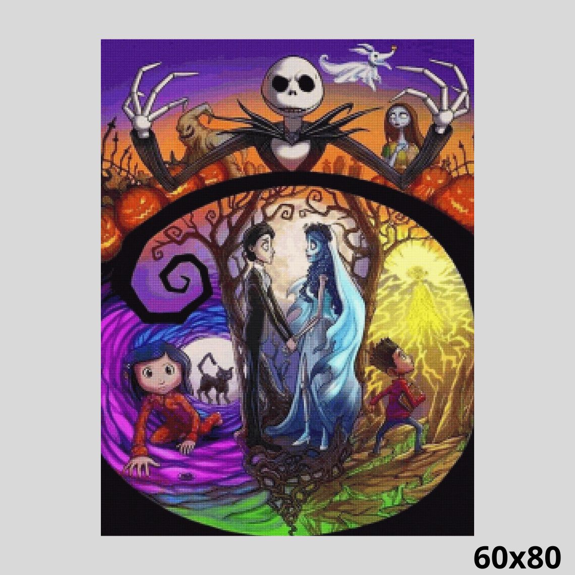 Scarry Halloween Wedding 60x80 - Diamond Painting