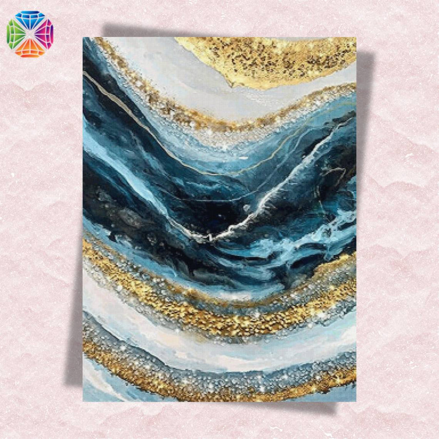 Stone Veins of Gold – Diamond Painting
