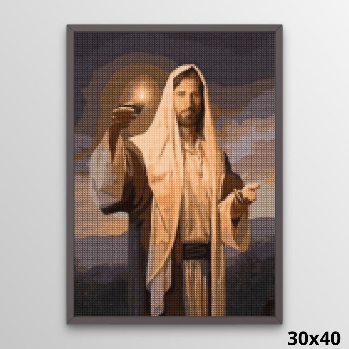 5D Diamond Painting Jesus in the Sunset Kit