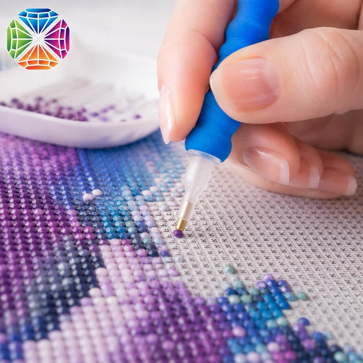 how to use a diamond art pen