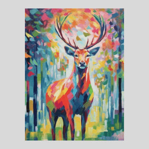 Abstract Deer - Diamond Art World