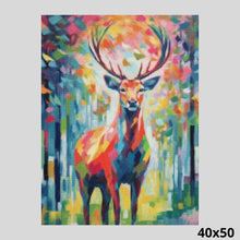 Load image into Gallery viewer, Abstract Deer 40x50 - Diamond Art World
