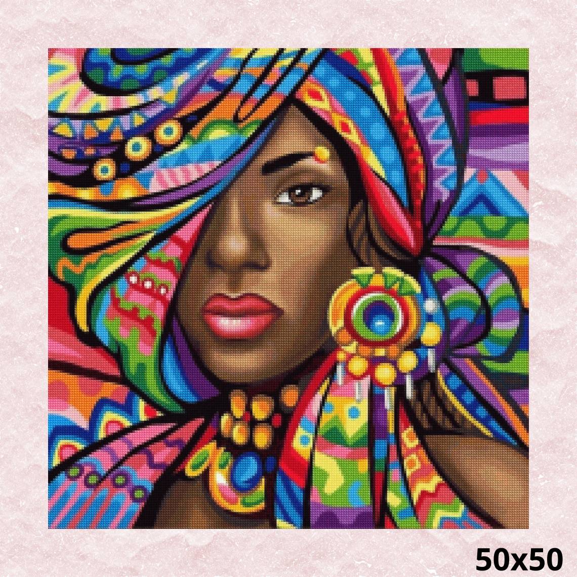 African Colors 50x50 - Diamond Painting