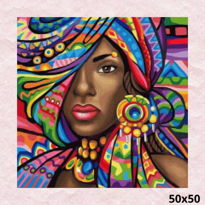 African Colors 50x50 - Diamond Painting