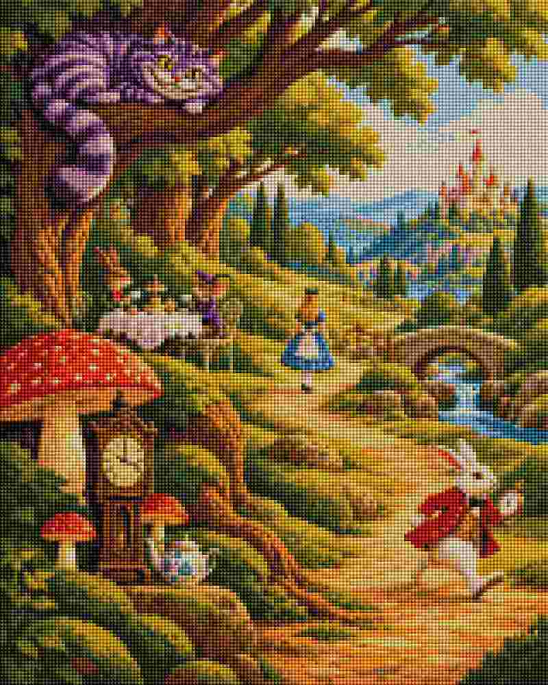 Alice in Wonderland - Diamond Art