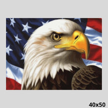 Load image into Gallery viewer, American Flag Eagle 40x50 - Diamond Painting
