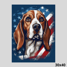 Load image into Gallery viewer, American Beagle 30x40 - Diamond Art World
