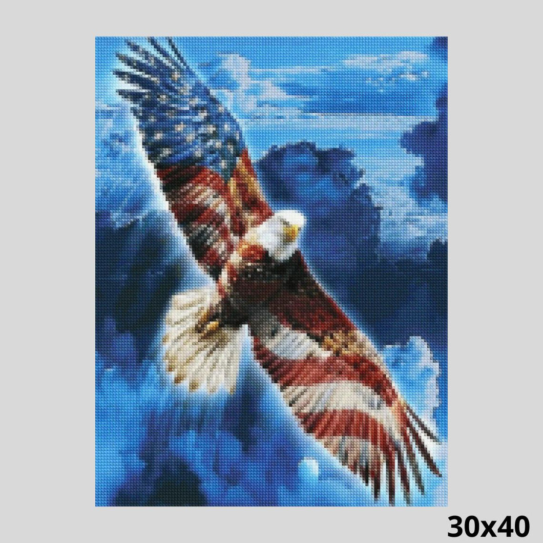 American Eagle 30x40 - Diamond Painting