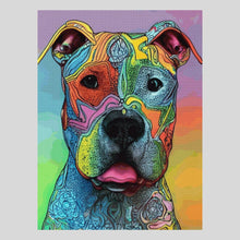 Load image into Gallery viewer, Animated PitBull Diamond Painting
