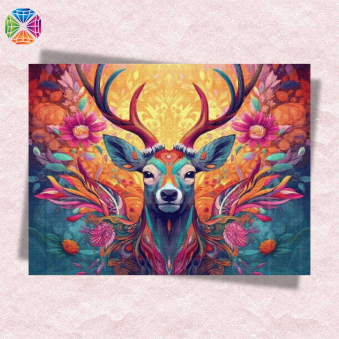 Artistic Deer - Diamond Painting