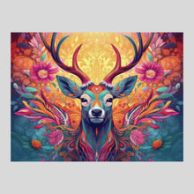Load image into Gallery viewer, Artistic Deer - Diamond Painting
