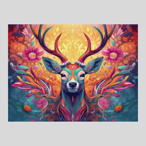Artistic Deer - Diamond Painting