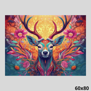 Artistic Deer 60x80 - Diamond Painting