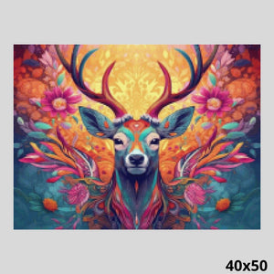 Artistic Deer 40x50 - Diamond Painting