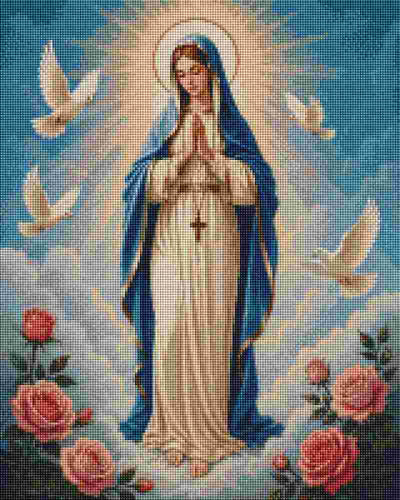Assumption of Mary - Diamond Art