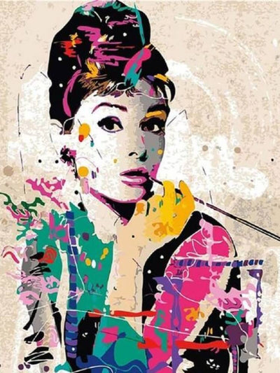 Audrey Hepburn - Diamond Painting