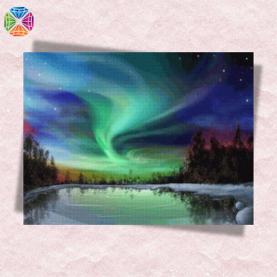 Aurora Borealis Diamond Painting