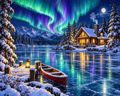 Aurora Borealis Diamond Painting