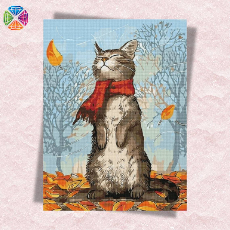 Autumn Kitty – Diamond Painting